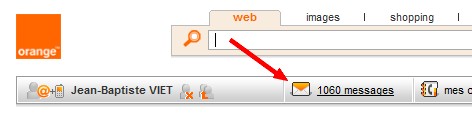 Acces Messagerie Orange depuis portail orange