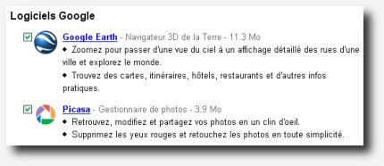 google earth et picasa