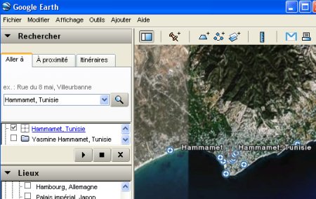 yasmine hammamet google earth