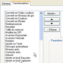 scripts de transformations xnview