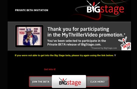 Big Stage Invitation