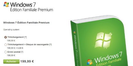 Windows 7 à 199 euros