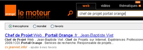 recherche sur prenom + nom