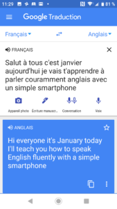 Google Traduction pour comprendre l'anglais plus rapidement
